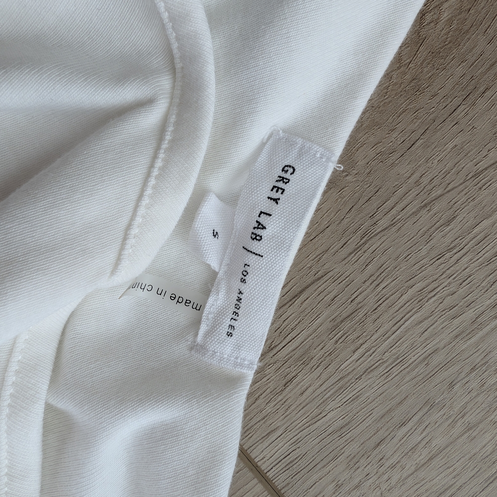 Grey Lab Ruched One Shoulder Crop Top - Picture 9 of 9